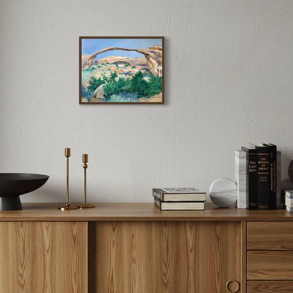 Original Oil Painting Landscape Arch National Park Southwest Art 11x14 Signed - Picture 5 of 6